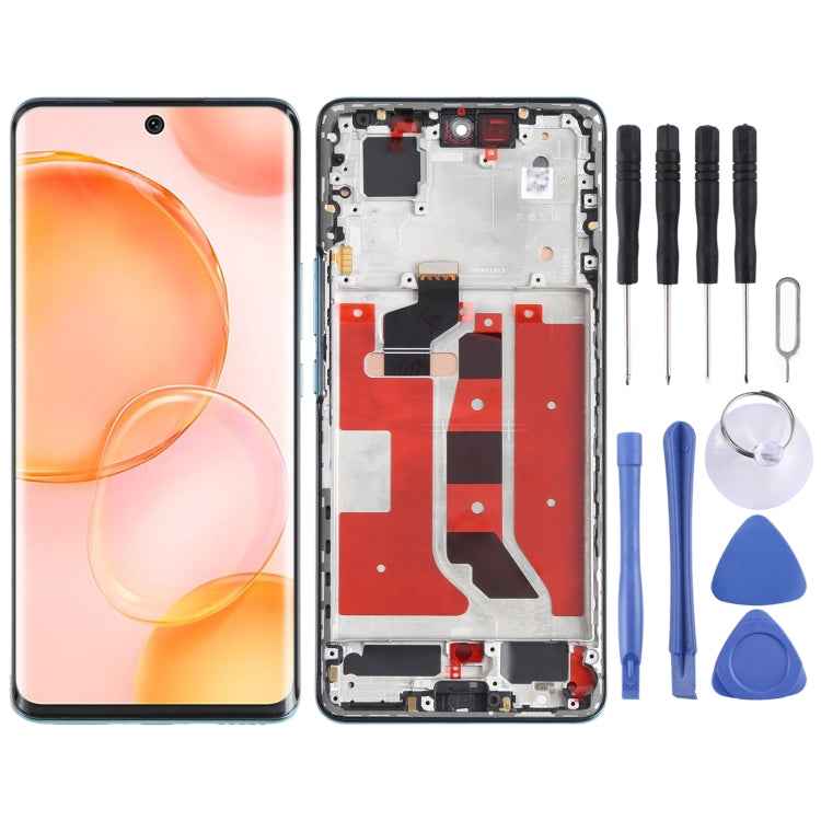 Original LCD Screen and Digitizer Full Assembly with Frame for Honor 50