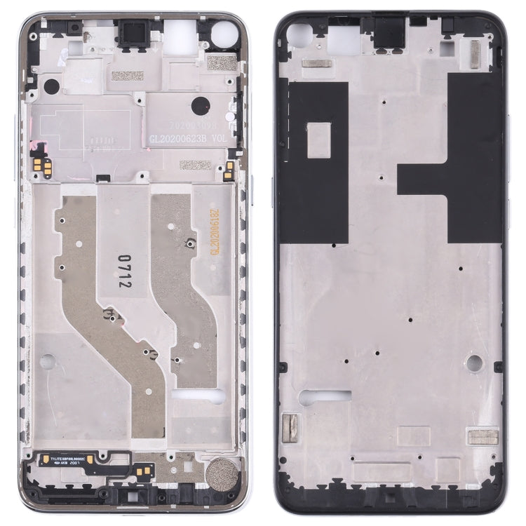 Original Front Housing LCD Frame Bezel Plate for TCL 10L / 10 Lite T770H, T770B, For TCL 10L / 10 Lite (Original), For TCL 10L / 10 Lite (Original) (Silver)