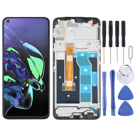 Pantalla LCD y digitalizador completo con marco para OPPO Realme Narzo