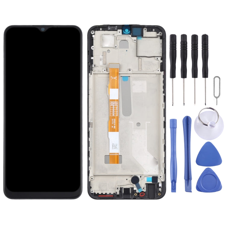 LCD Screen and Digitizer Full Assembly with Frame for Vivo Y52s V2057A