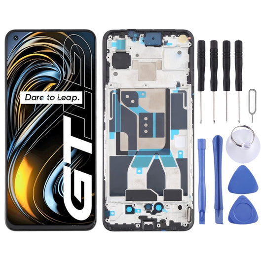 Pantalla LCD y digitalizador Super AMOLED original, ensamblaje completo con marco para OPPO Realme GT 5G RMX2202 (Original)