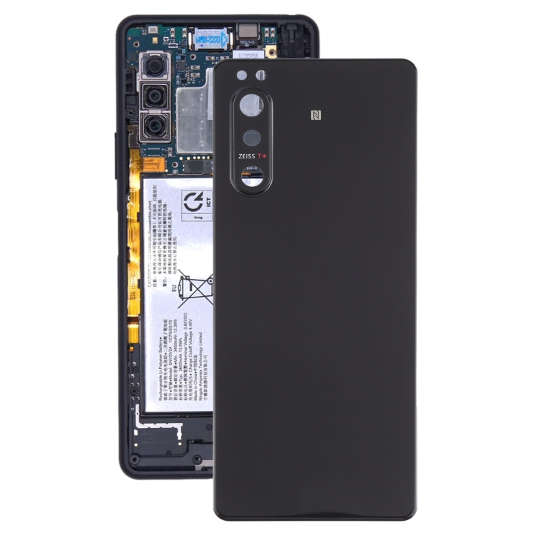 Battery Back Cover with Camera Lens Cover for Sony Xperia 5 II