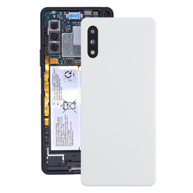 Battery Back Cover with Camera Lens Frame for Sony Xperia Ace II SO-41B, For Sony Xperia Ace II