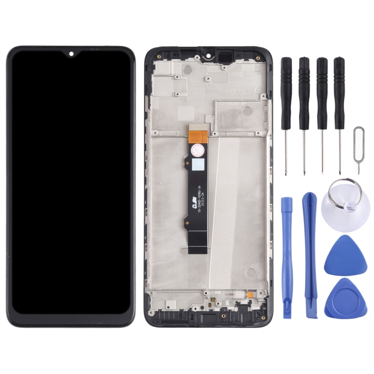 LCD Screen and Digitizer Full Assembly with Frame for Motorola Moto G50 XT2137-1 XT2137-2