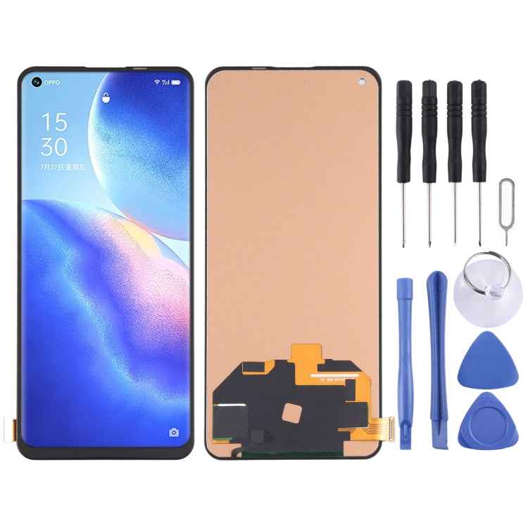 TFT Material LCD Screen and Digitizer Full Assembly (Not Supporting Fingerprint Identification) for OPPO Reno5 Pro 5G / Reno5 Pro+ PDSM00 PDST00 CPH2201 PDRM00 PDRT00