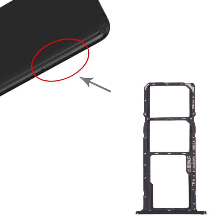 SIM Card Tray + SIM Card Tray + Micro SD Card Tray for Huawei Y5 lite (2018)