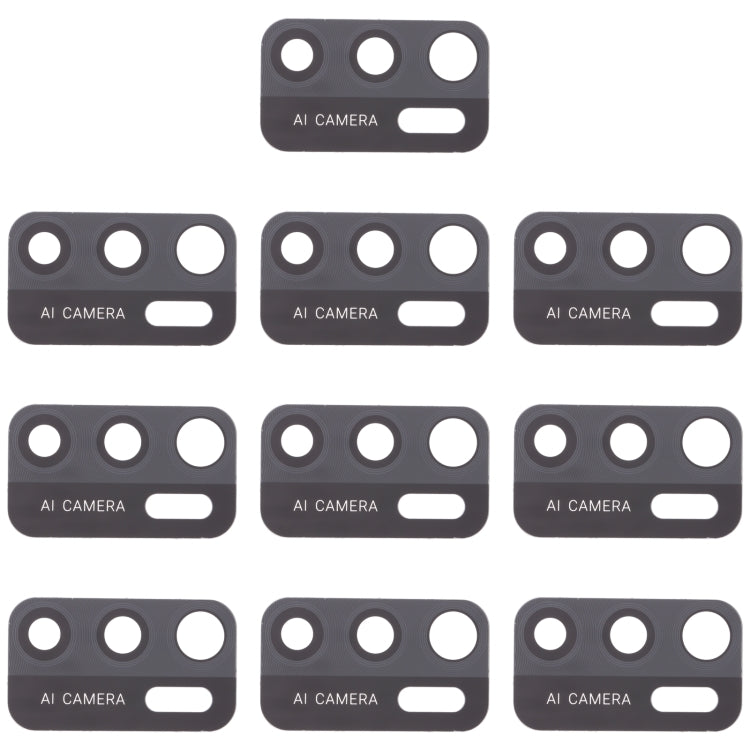 10 PCS Back Camera Lens for ZTE Blade A7s 2020