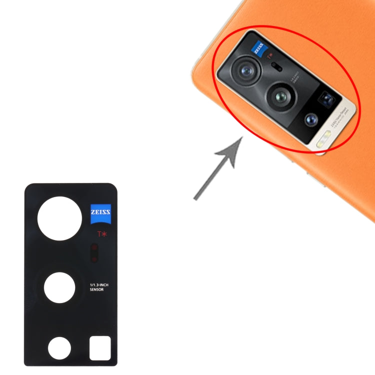 For Vivo X60 Pro+ V2056A 10pcs Back Camera Lens