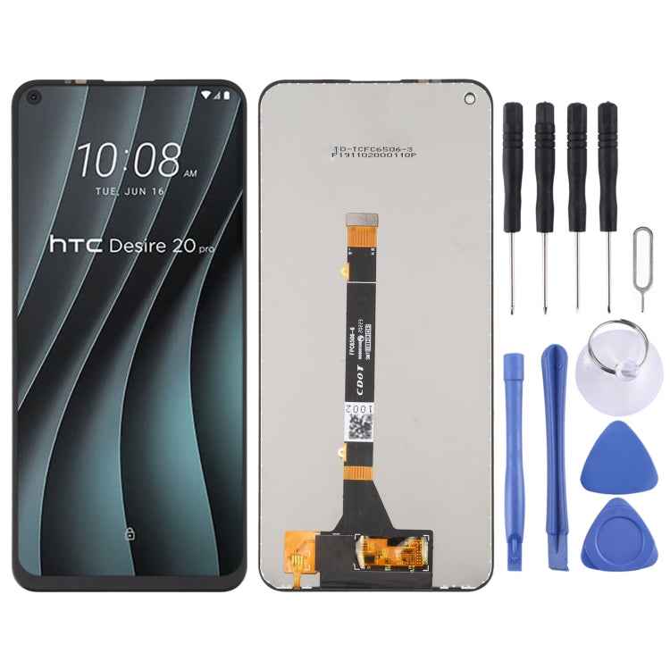 LCD Screen and Digitizer Full Assembly for HTC Desire 20 Pro, For HTC Desire 20 Pro