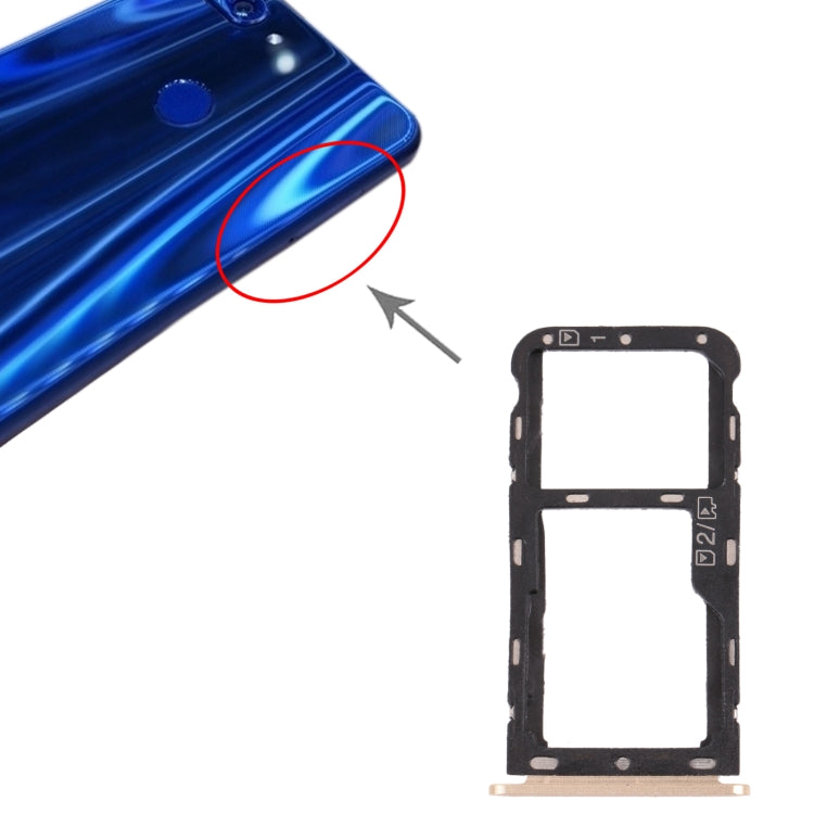 SIM Card Tray + Micro SD Card Tray for ZTE Blade V9, For ZTE Blade V9