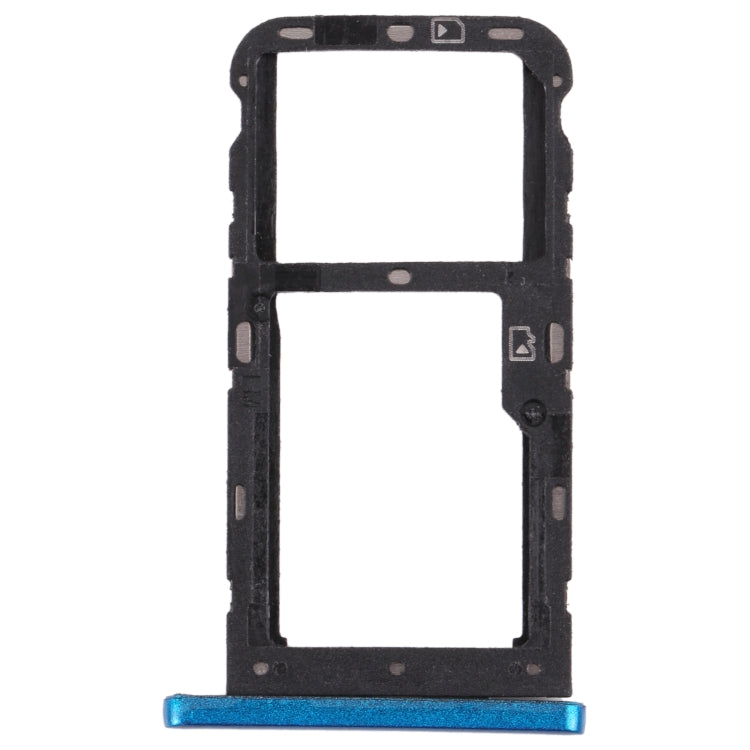 Tiroir pour carte SIM + Tiroir pour carte SIM / Tiroir pour carte Micro SD pour ZTE Blade V10 Vita (Vert foncé)