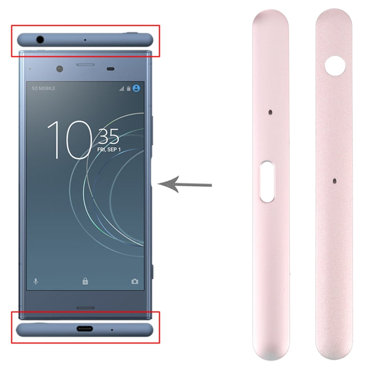 1 Pair Upper and Lower Part Sidebar For Sony Xperia XZ1