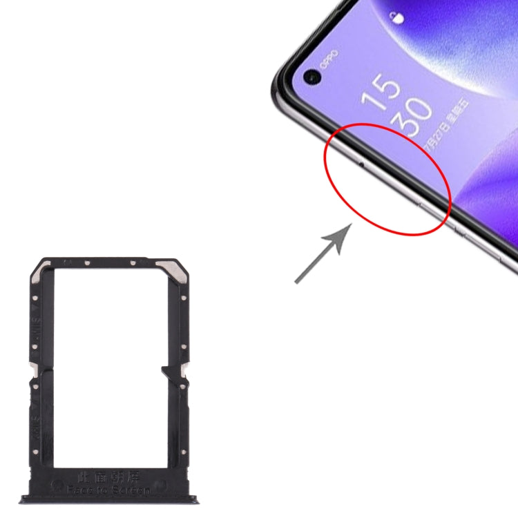 For OPPO Reno5 5G / Find X3 Lite PEGM00 PEGT00 CPH2145 SIM Card Tray + SIM Card Tray