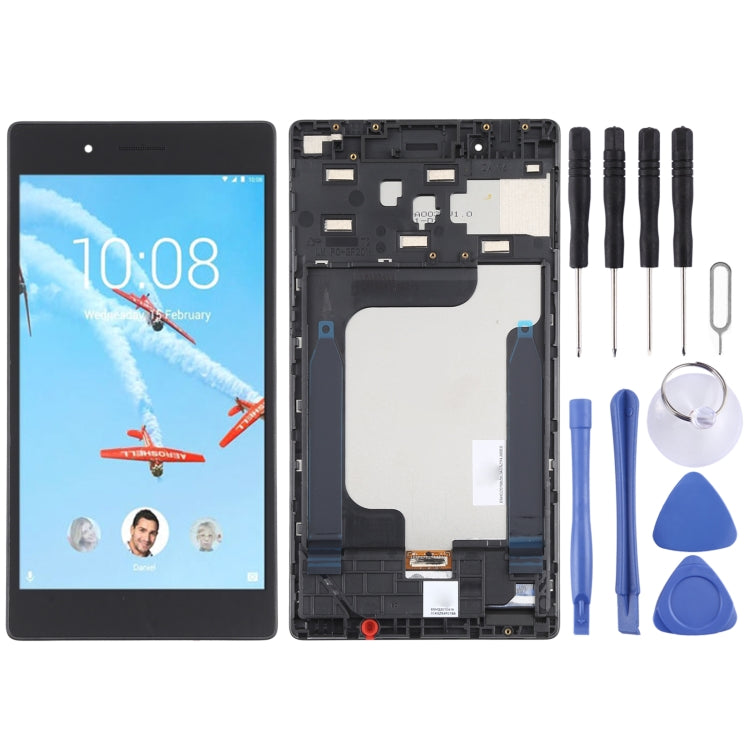 LCD Screen and Digitizer Full Assembly with Frame for Lenovo Tab 7 Essential TB-7304F TB-7304i
