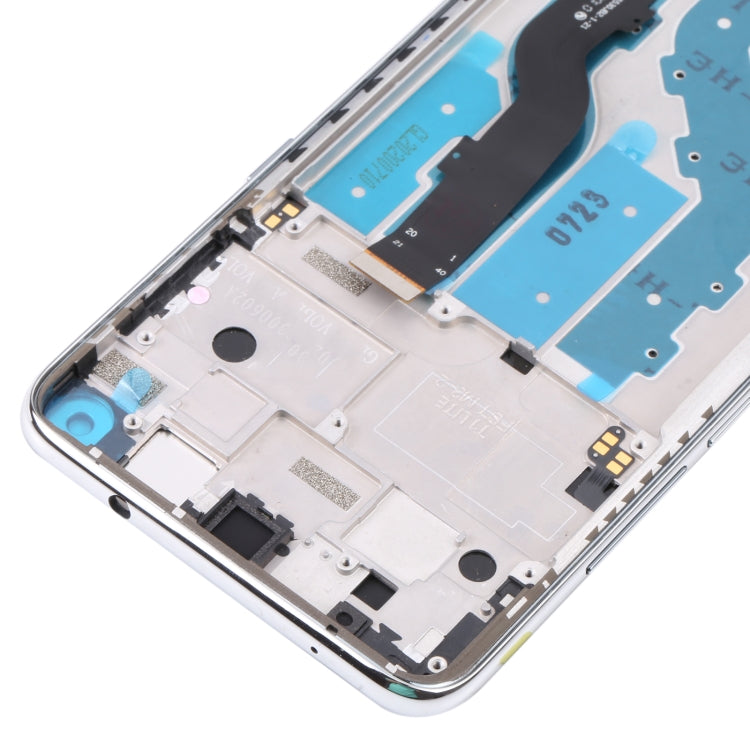 LCD Screen and Digitizer Full Assembly with Frame for TCL 10L / 10 Lite T770H, For TCL 10L / 10 Lite(Silver), For TCL 10L / 10 Lite