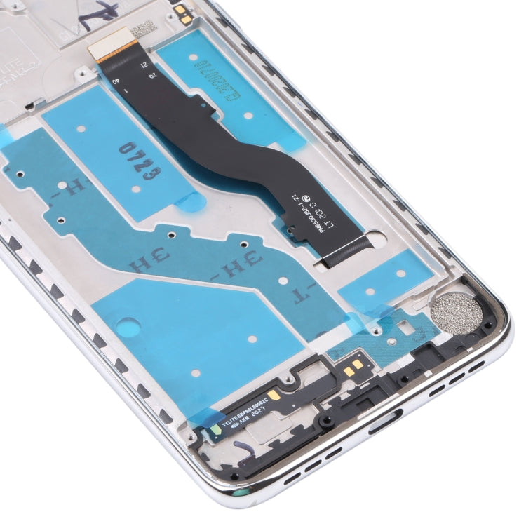 LCD Screen and Digitizer Full Assembly with Frame for TCL 10L / 10 Lite T770H, For TCL 10L / 10 Lite(Silver), For TCL 10L / 10 Lite