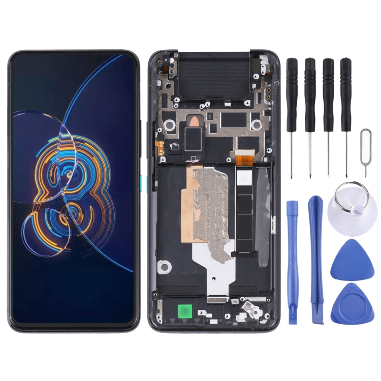 Écran LCD et numériseur complet avec châssis pour Asus Zenfone 8 Flip ZS672KS