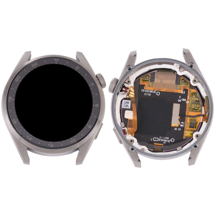 Original LCD Screen and Digitizer Full Assembly With Frame for Huawei Watch 3 Pro