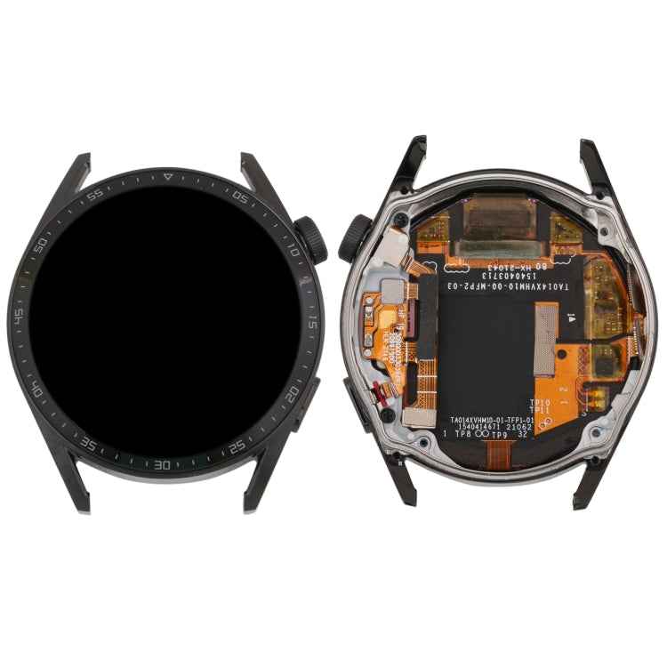 Dual Cable Edition Original LCD Screen and Digitizer Full Assembly With Frame for Huawei Watch GT 3 46mm JPT-B19