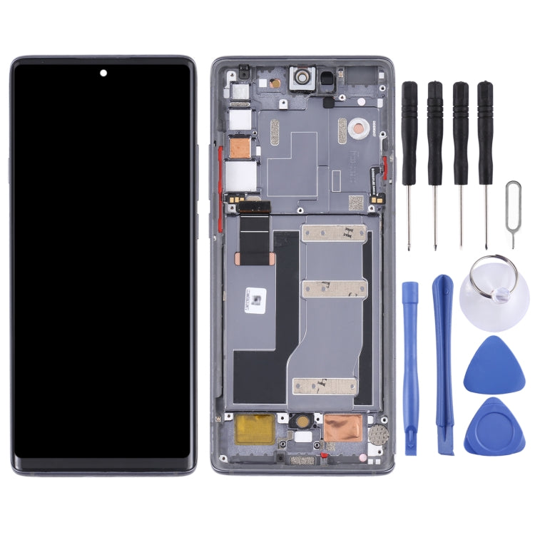 Original LCD Screen and Digitizer Full Assembly with Frame for TCL 20 Pro 5G T810H