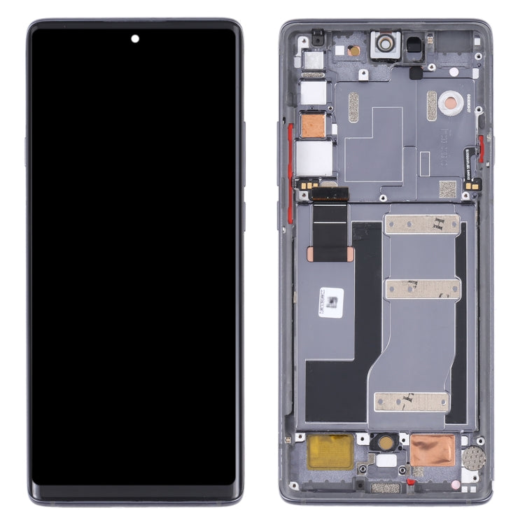 Original LCD Screen and Digitizer Full Assembly with Frame for TCL 20 Pro 5G T810H, For TCL 20 Pro 5G(Original)
