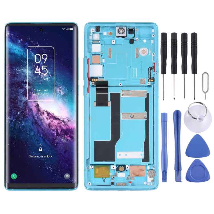 Original LCD Screen and Digitizer Full Assembly with Frame for TCL 20 Pro 5G T810H, For TCL 20 Pro 5G(Original)