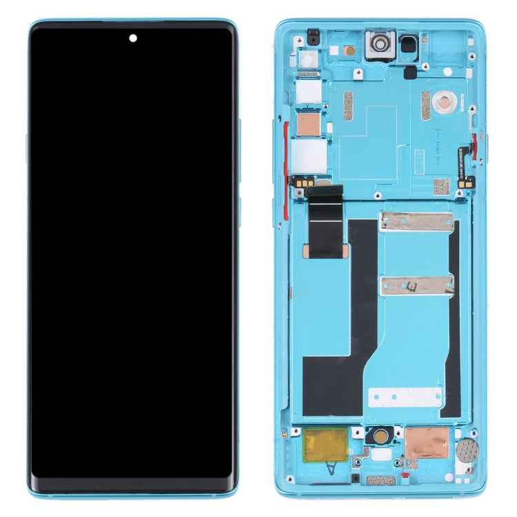 Original LCD Screen and Digitizer Full Assembly with Frame for TCL 20 Pro 5G T810H, For TCL 20 Pro 5G(Original)