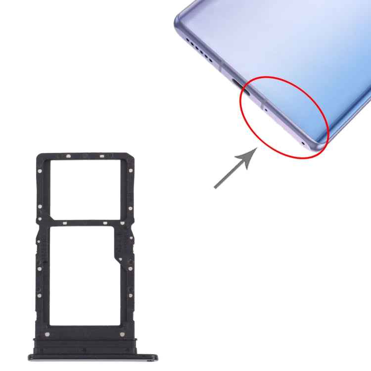 SIM Card Tray + SIM Card Tray / Micro SD Card Tray for Honor Play 30 Plus