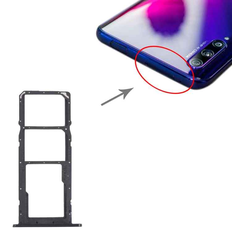 SIM Card Tray + SIM Card Tray + Micro SD Card Tray for Honor 20e