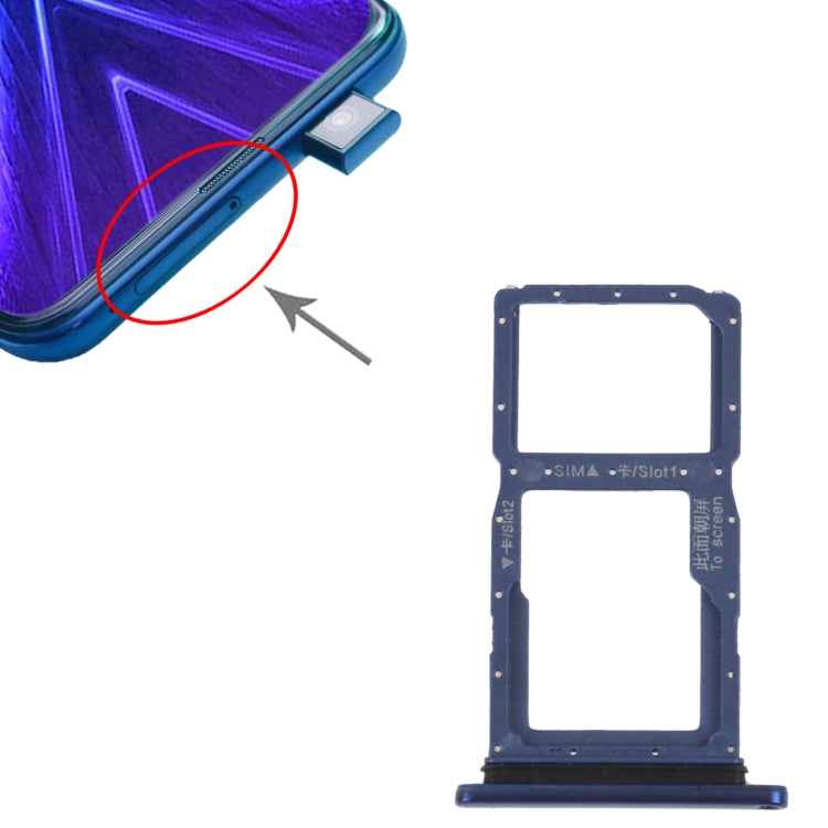 SIM Card Tray + SIM Card Tray / Micro SD Card Tray for Honor 9X