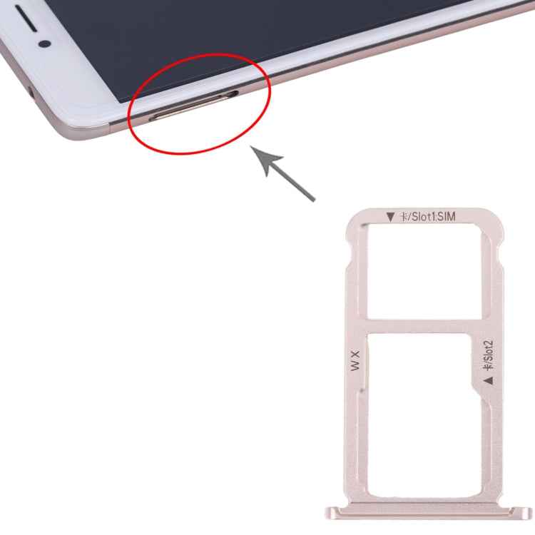 SIM Card Tray + SIM Card Tray / Micro SD Card Tray for Honor Mate 9 Lite