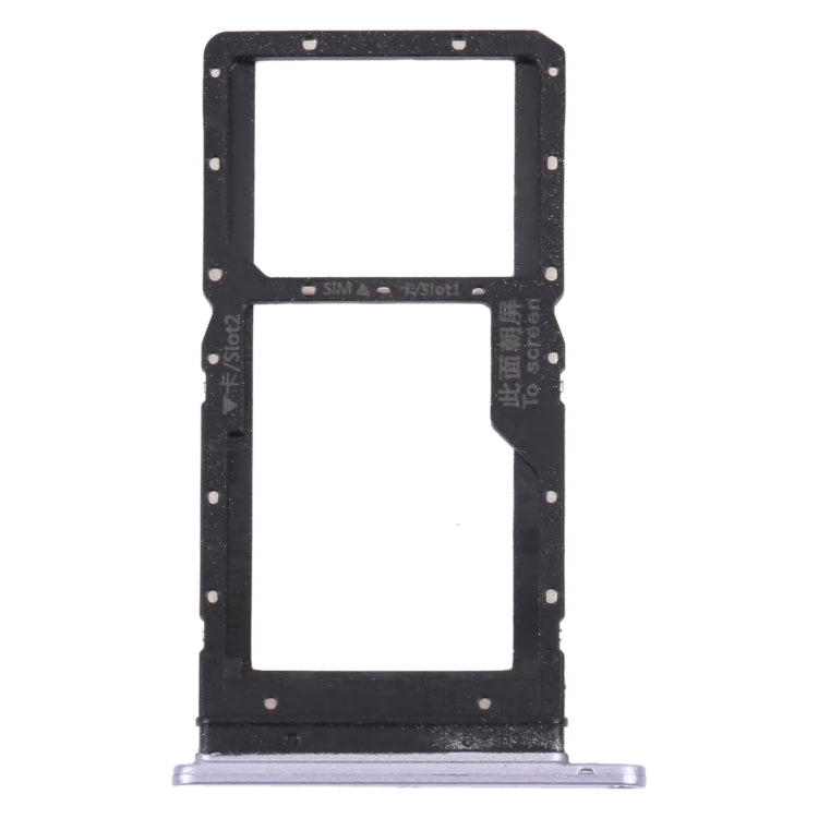 SIM Card Tray + SIM Card Tray / Micro SD Card Tray for Huawei Maimang 10 SE, For Huawei Maimang 10 SE