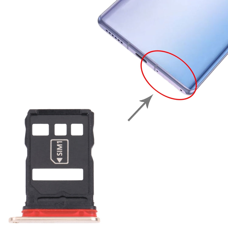 Bandeja para tarjeta SIM + bandeja para tarjeta NM para Huawei Mate 40E 5G, para Huawei Mate 40E 5G