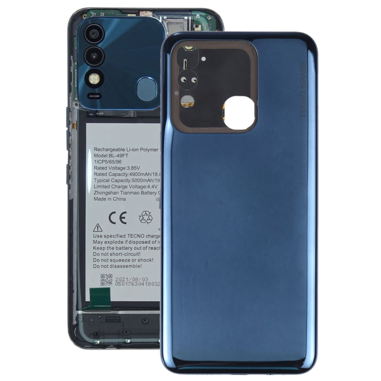 Cache arrière de batterie d'origine pour Tenco Spark 8T KG6p, pour Tenco Spark 8T (vert), pour Tenco Spark 8T