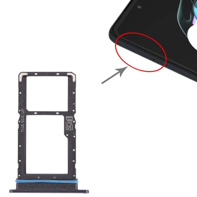 Tiroir pour carte SIM et Micro SD pour Motorola Edge 20 Lite