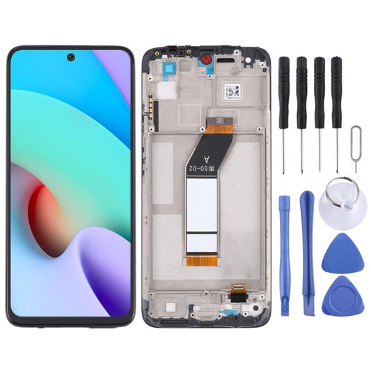 Pantalla LCD y digitalizador originales (montaje completo con marco) para Xiaomi Redmi Note 11 4G (21121119SC) (Original)