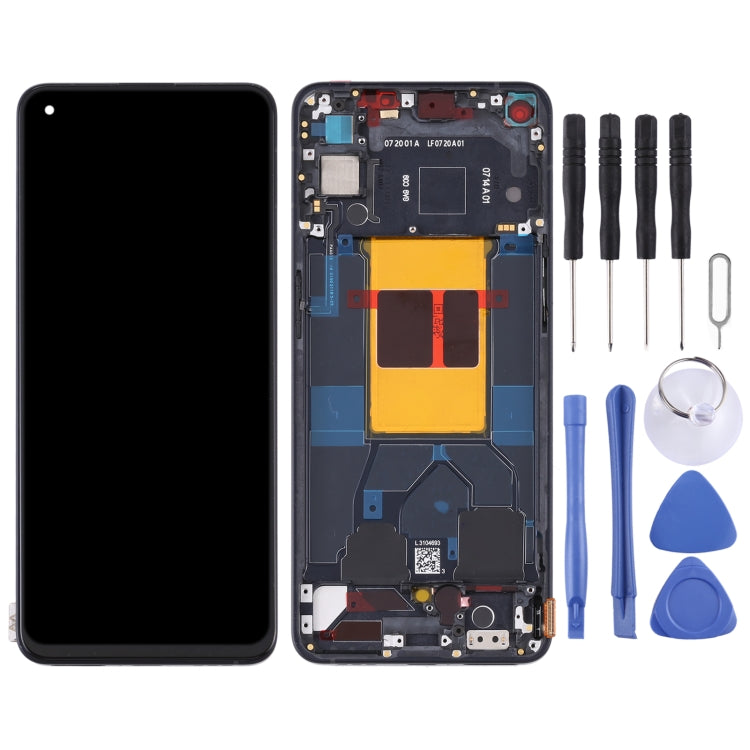 Original LCD Screen and Digitizer Full Assembly with Frame For OPPO Reno6 5G PEQM00 CPH2251