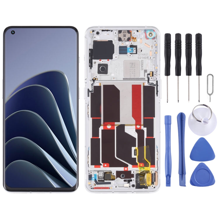 For OnePlus 10 Pro NE2210 Digitizer Full Assembly with Frame Original LCD Screen