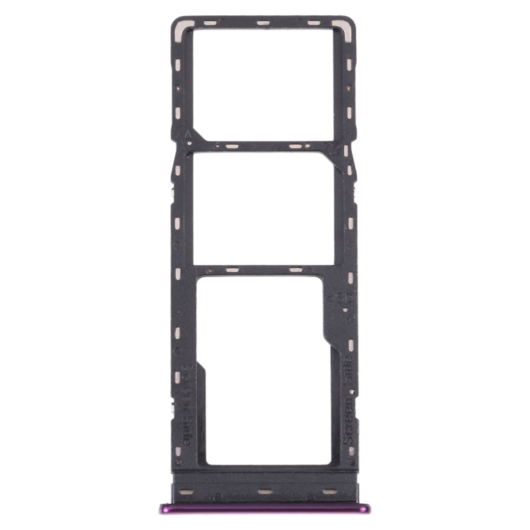 For Infinix S5 Lite X652B X652C SIM Card Tray + SIM Card Tray + Micro SD Card Tray