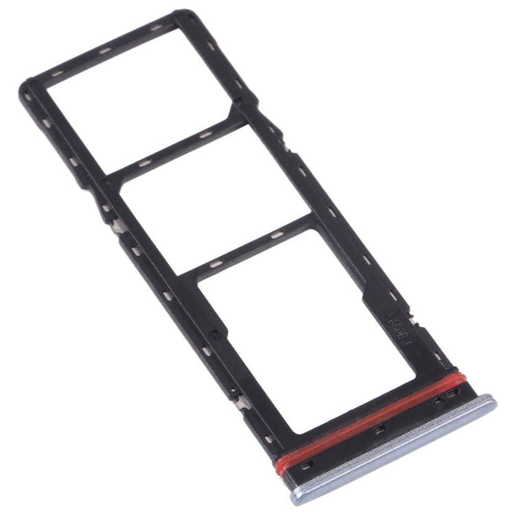 For Infinix Zero 8 X687 SIM Card Tray + SIM Card Tray + Micro SD Card Tray, For Infinix Zero 8