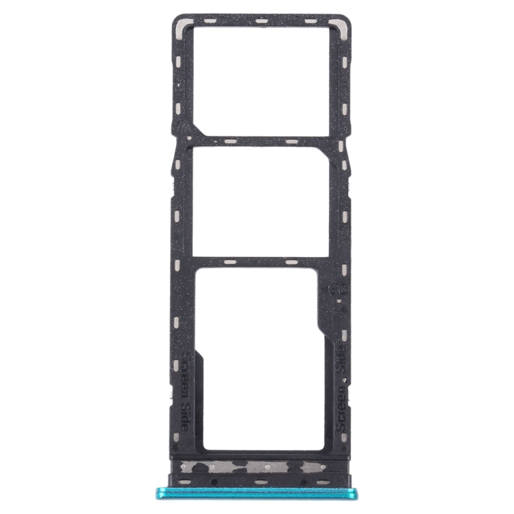 For Infinix Hot 10 Lite X657B SIM Card Tray + SIM Card Tray + Micro SD Card Tray