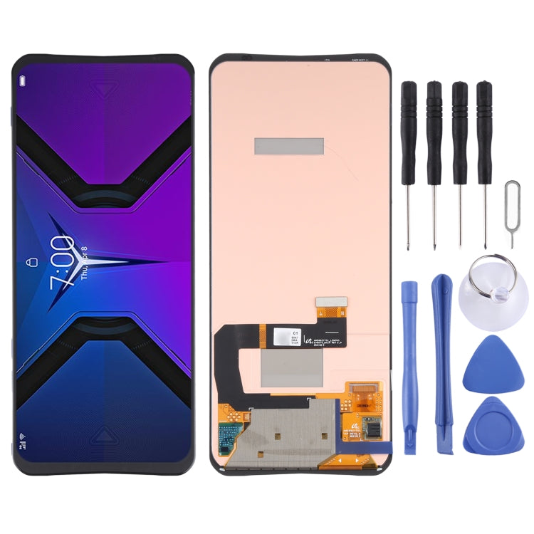 AMOLED Material LCD Screen and Digitizer Full Assembly for Lenovo Legion 2 Pro 2021 L70081