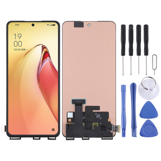 Pantalla LCD y digitalizador AMOLED original, ensamblaje completo para OPPO Reno8 Pro+/Realme GT Neo3.