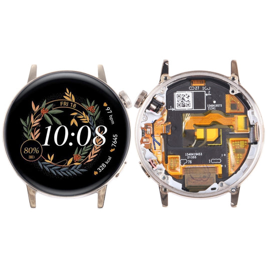 Écran LCD et numériseur d'origine avec cadre pour Huawei Watch GT 3 42 mm MIL-B19, pour Huawei Watch GT 3 42 mm (or), pour Huawei Watch GT 3 42 mm (argent), pour Huawei Watch GT 3 42 mm