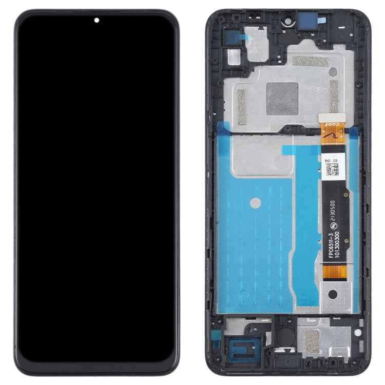 LCD Screen and Digitizer Full Assembly with Frame for TCL 20 R 5G, For TCL 20 R 5G