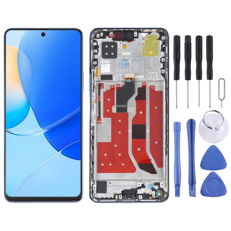 Original LCD Screen and Digitizer Full Assembly with Frame for Huawei Nova 9 SE, For Huawei Nova 9 SE