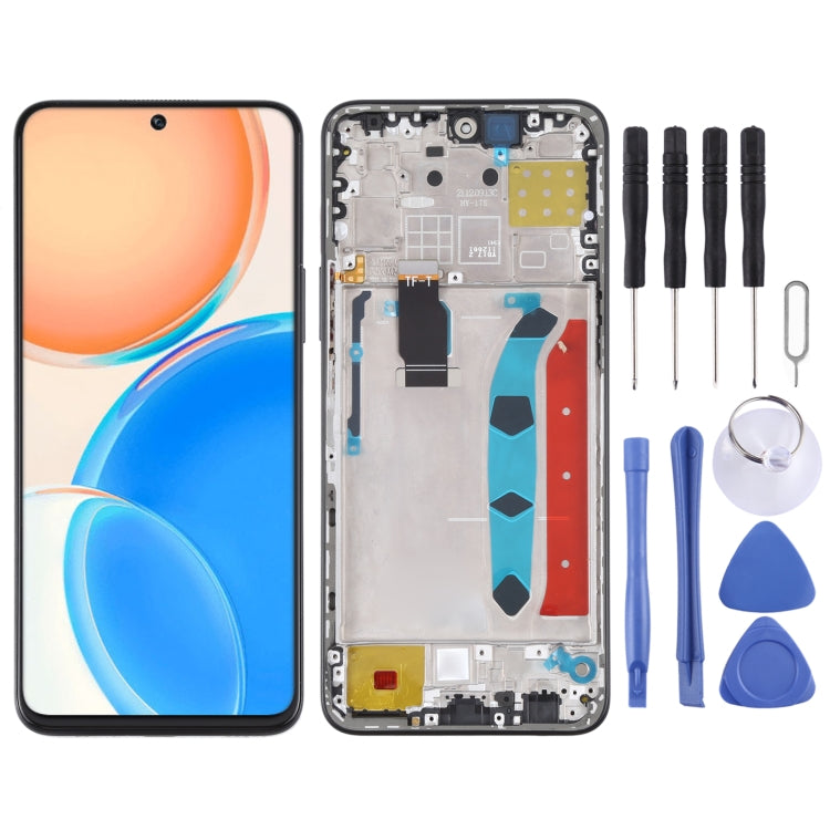 Original LCD Screen and Digitizer Full Assembly with Frame for Honor X8