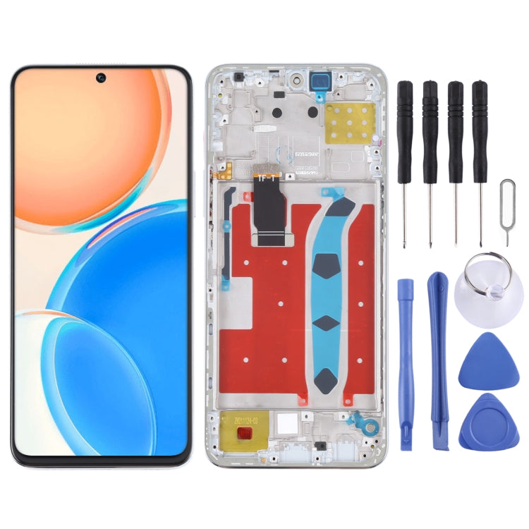 Original LCD Screen and Digitizer Full Assembly with Frame for Honor X8