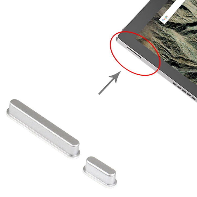 Pour Google Pixel C Bouton d'alimentation et bouton de contrôle du volume d'origine, bouton de contrôle latéral