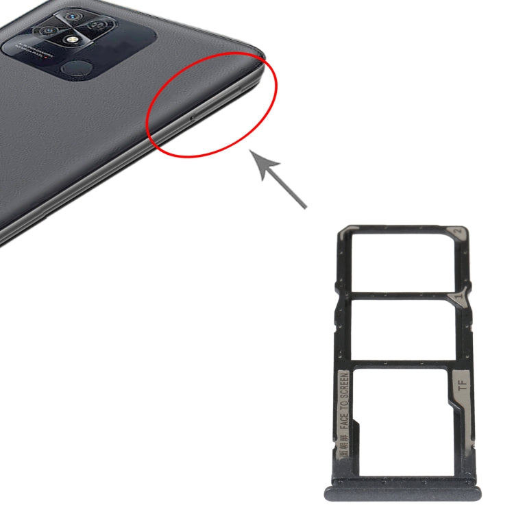SIM Card Tray + SIM Card Tray + Micro SD Card Tray For Xiaomi Redmi 10 Power